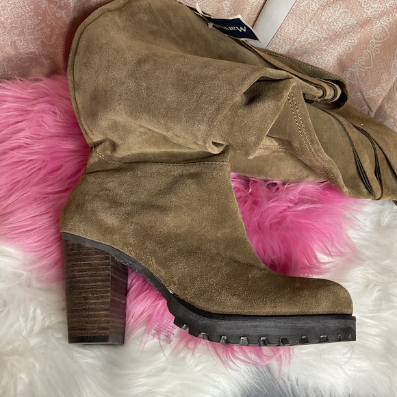 Apepazza Suede Knee High Boots - Picture 4 of 11